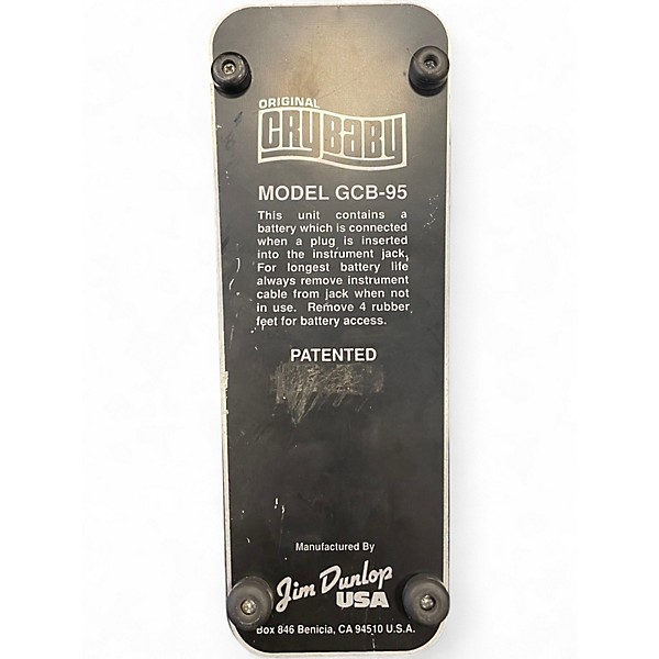 Used Dunlop GCB95 Original Crybaby Wah Effect Pedal