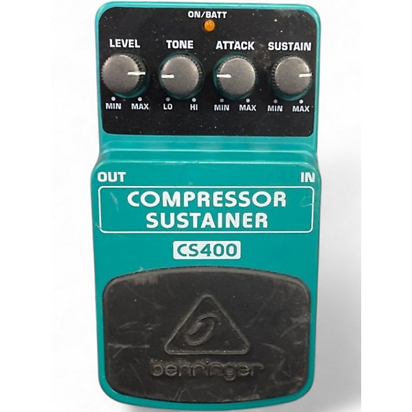 Used Behringer CS400 Compressor Sustainer Effect Pedal