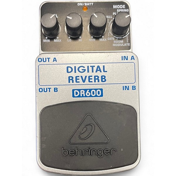 Used Behringer DR600 Digital Stereo Reverb Effect Pedal