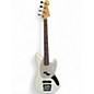 Used Fender American Performer Mustang Bass Alpine White Electric Bass Guitar thumbnail