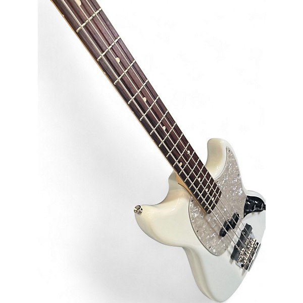 Used Fender American Performer Mustang Bass Alpine White Electric Bass Guitar