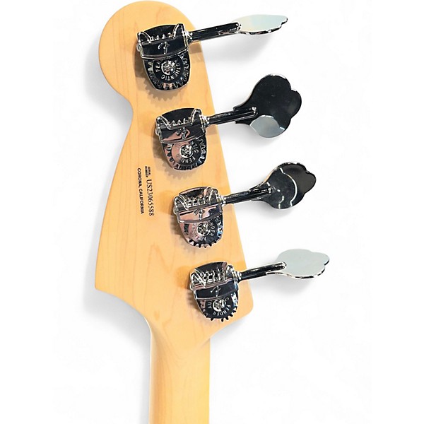 Used Fender American Performer Mustang Bass Alpine White Electric Bass Guitar