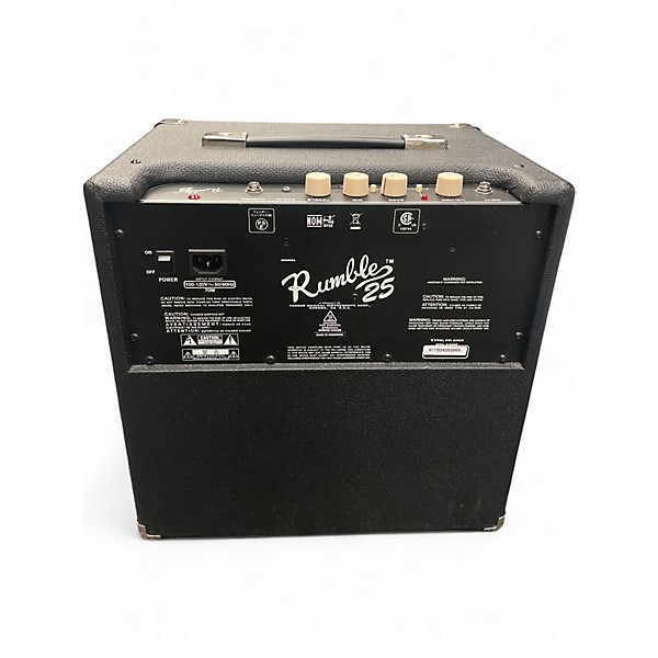 Used Fender Rumble 25 25W 1x10 Bass Combo Amp