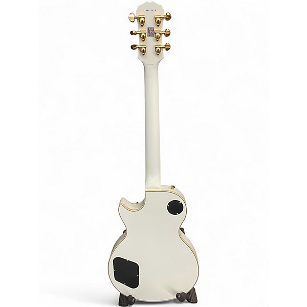 Used Epiphone Les Paul Custom Antique Ivory Solid Body Electric Guitar