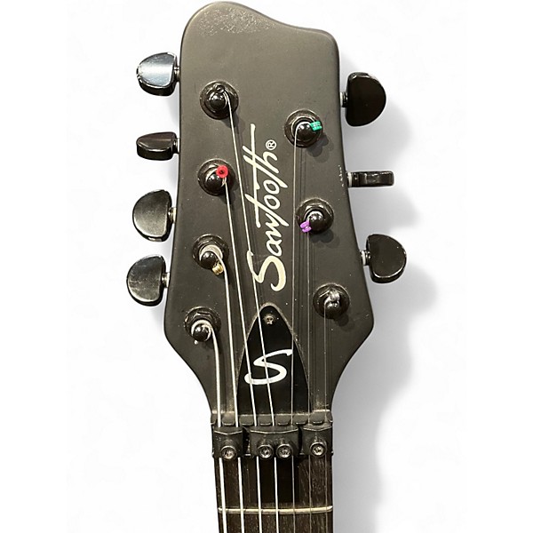 Used Sawtooth HM724 Black Solid Body Electric Guitar