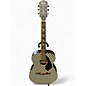 Used Fender Tim Armstrong Hellcat Black and White Acoustic Electric Guitar thumbnail