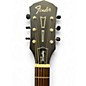 Used Fender Tim Armstrong Hellcat Black and White Acoustic Electric Guitar