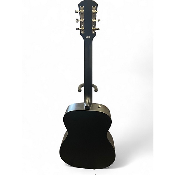 Used Fender Tim Armstrong Hellcat Black and White Acoustic Electric Guitar