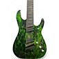 Used Schecter Guitar Research C7 Apocalypse Green Solid Body Electric Guitar