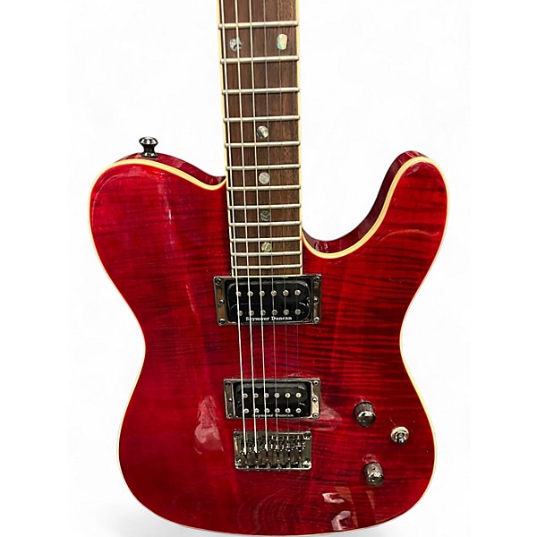 Used Fender Special Edition Custom Telecaster FMT HH Red Solid Body Electric Guitar