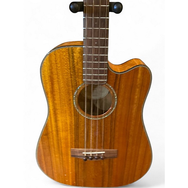 Used Fender VB-NAT Natural Acoustic Bass Guitar