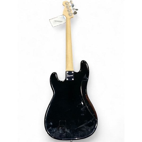 Used Squier Precision Bass Black Electric Bass Guitar