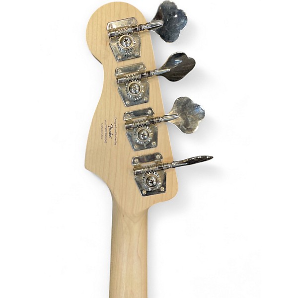 Used Squier Precision Bass Black Electric Bass Guitar