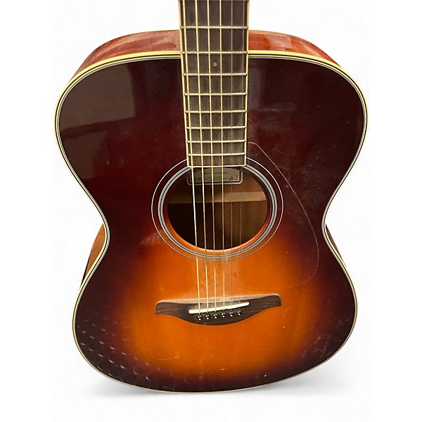 Used Yamaha FSTA TransAcoustic Concert Brown Sunburst Acoustic Electric Guitar