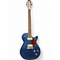 Used Gretsch Guitars g5210 p90 Blue Solid Body Electric Guitar thumbnail