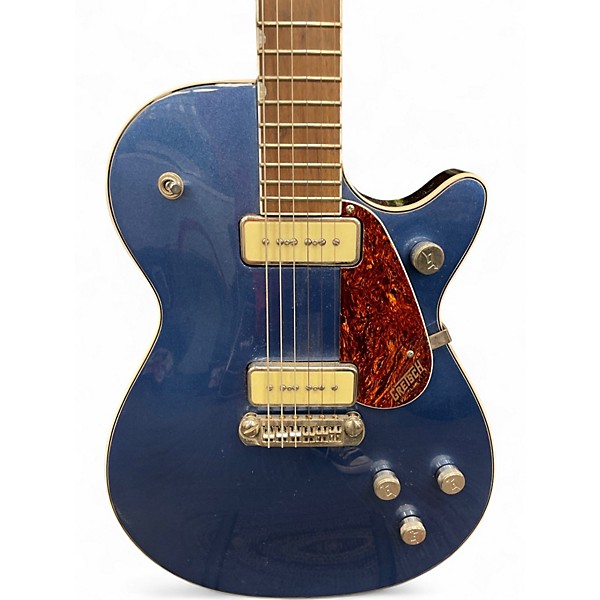 Used Gretsch Guitars g5210 p90 Blue Solid Body Electric Guitar