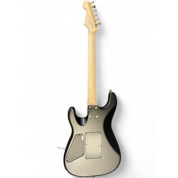 Used Charvel San Dimas Style 1 HSS Black and Gold Solid Body Electric Guitar