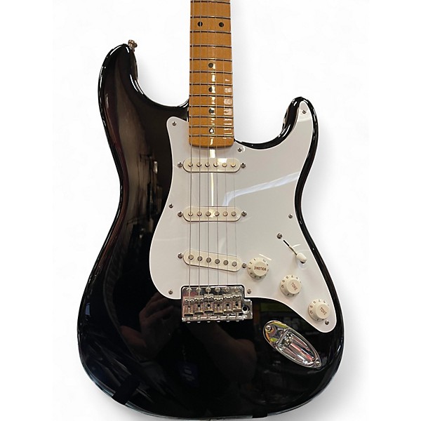 Used Fender Vintera II 50s Stratocaster Black Solid Body Electric Guitar