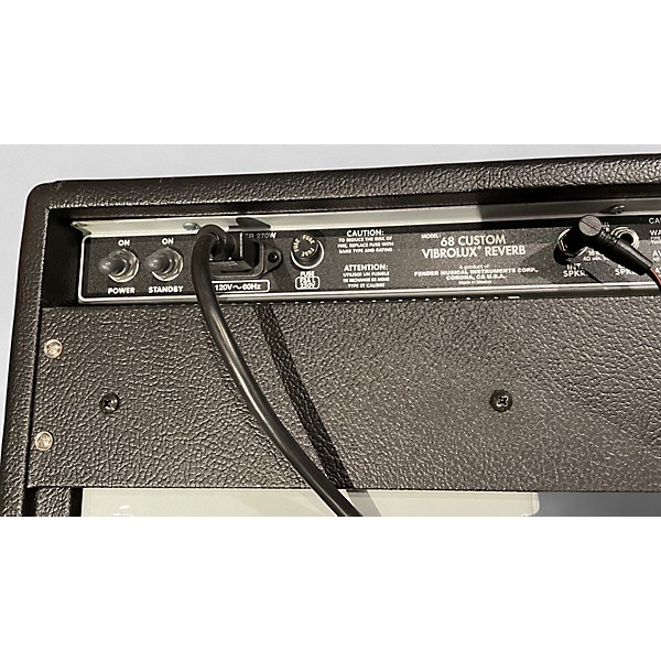 Used Fender 1968 Custom Vibrolux Reverb Tube Guitar Combo Amp
