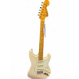 Used Fender JV Modified 60s Stratocaster Olympic White Solid Body Electric Guitar