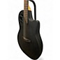 Used Ovation 1898TX ELITE TX Black Acoustic Electric Guitar