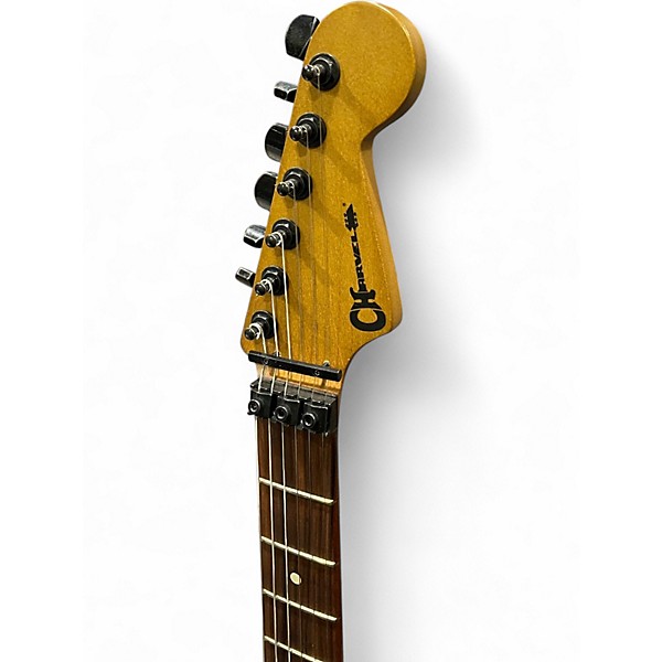 Used Charvel Pro-Mod Relic Series SD1 HH FR PF Weathered Black Solid Body Electric Guitar