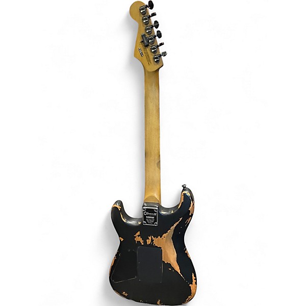 Used Charvel Pro-Mod Relic Series SD1 HH FR PF Weathered Black Solid Body Electric Guitar