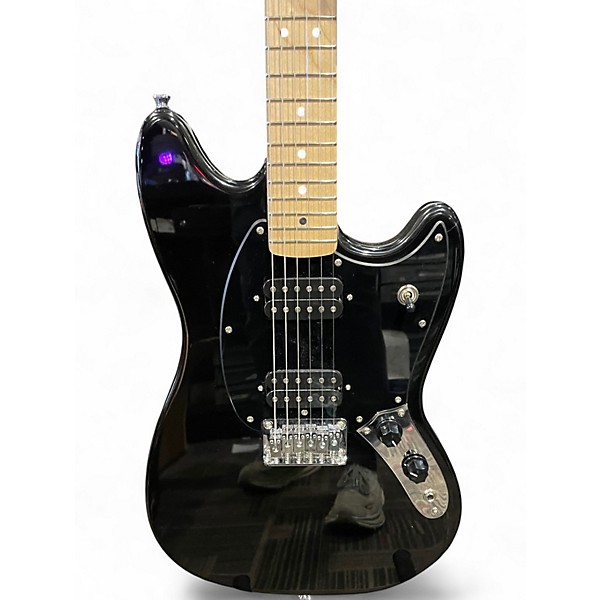 Used Squier SONIC MUSTANG HH BLACK Solid Body Electric Guitar