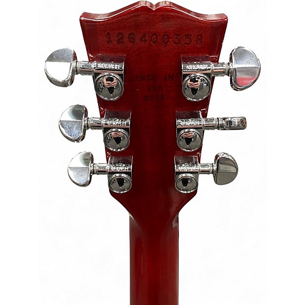 Used Gibson Les Paul Deluxe Cherry Sunburst Solid Body Electric Guitar