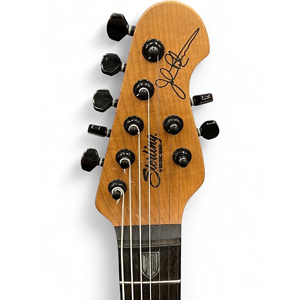 Used Sterling by Music Man John Petrucci JP157D 7 String Cerulean Paradise Solid Body Electric Guitar