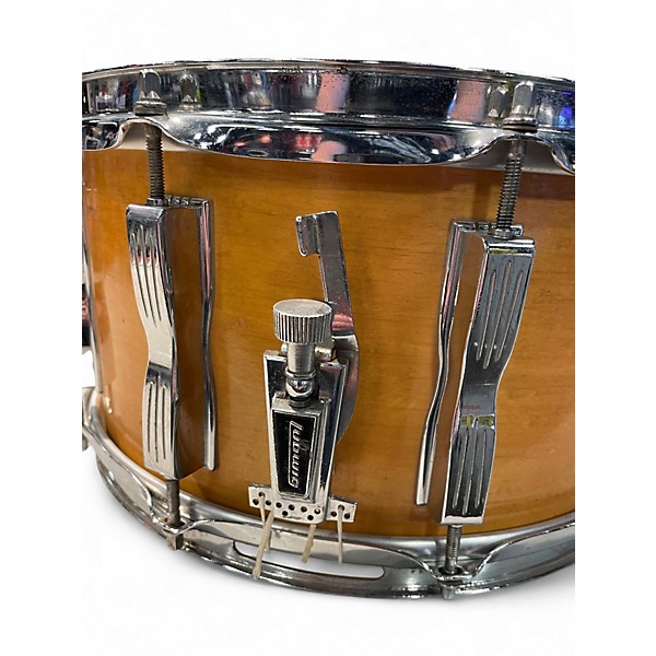 Vintage 1980 Ludwig 7.5in Classic Maple snare Natural Drum