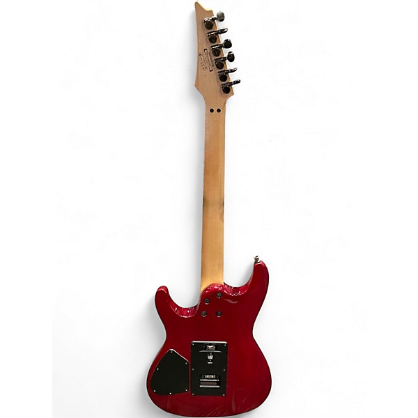 Used Ibanez S470DXQM Red Viking Solid Body Electric Guitar