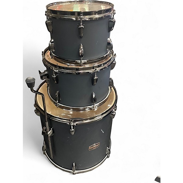 Used TAMA 4 Piece Imperialstar Satin Black Drum Kit