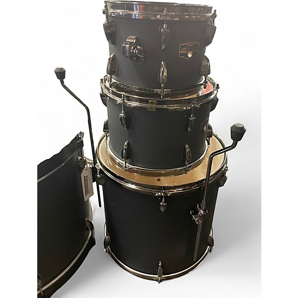 Used TAMA 4 Piece Imperialstar Satin Black Drum Kit