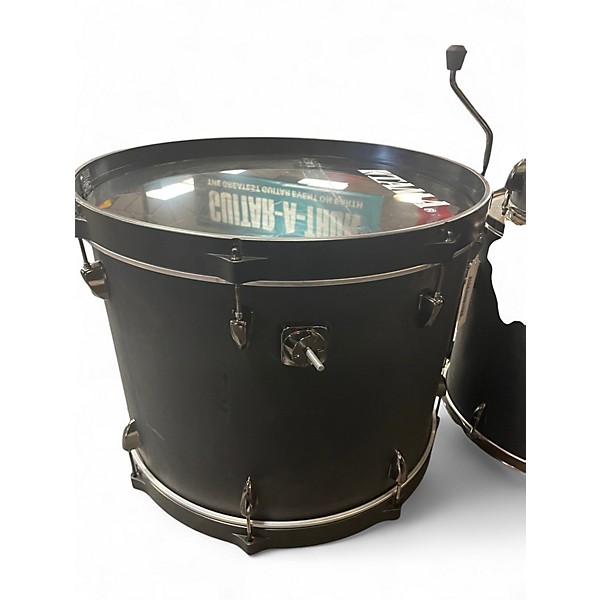 Used TAMA 4 Piece Imperialstar Satin Black Drum Kit