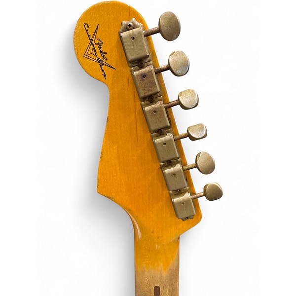 Used Fender CUSTOM SHOP 57 Relic Strat Olympic White Solid Body Electric Guitar