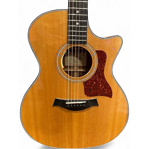 Used 2008 Taylor 314CE W/ LR BAGGS ANTHEM Natural Acoustic Electric Guitar