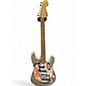 Used Squier STRATOCASTER STANDARD MILLER LITE Silver Solid Body Electric Guitar thumbnail