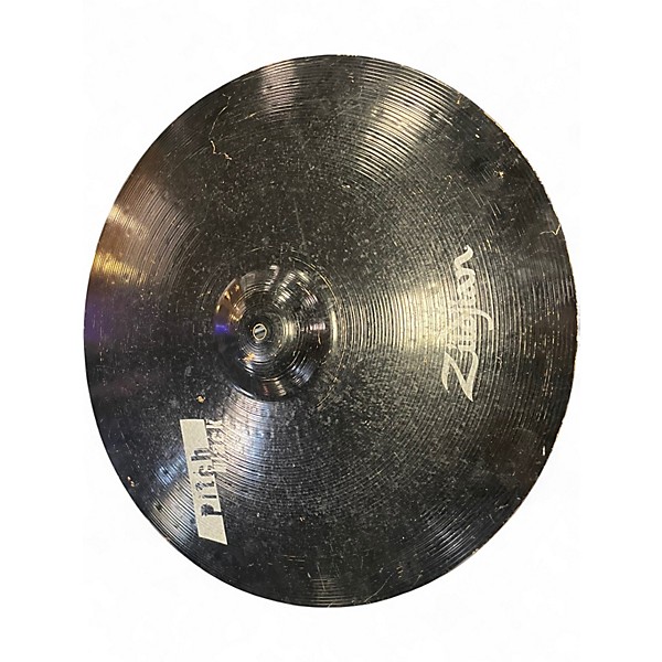 Used Zildjian 22in PITCH BLACK RIDE Cymbal