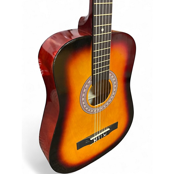 Used Generic CLASSICAL SUNBURST Classical Acoustic Guitar