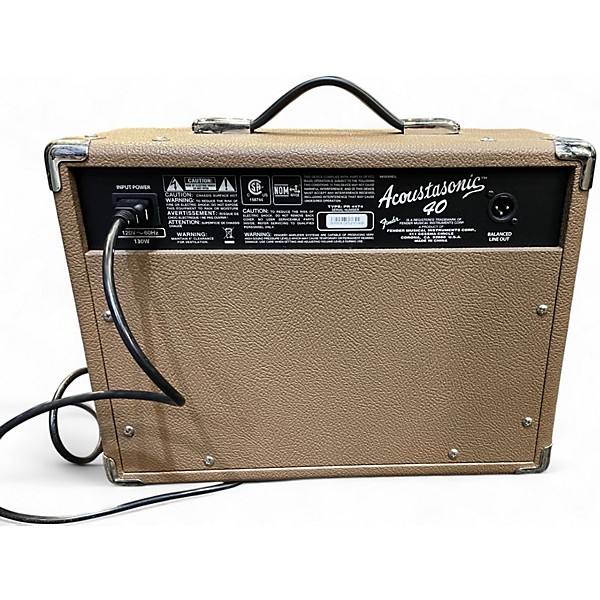 Used Fender Acoustasonic 40 Acoustic Guitar Combo Amp