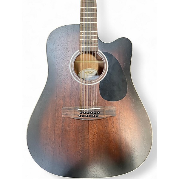 Used Mitchell T331TCE Edge Burst 12 String Acoustic Guitar
