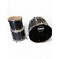 Used GMS 3 Piece GRAND MASTER SERIES Trans Charcoal Drum Kit thumbnail