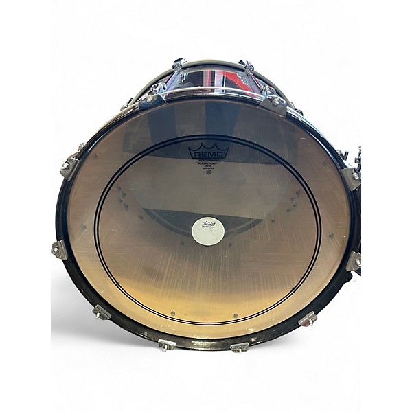 Used GMS 3 Piece GRAND MASTER SERIES Trans Charcoal Drum Kit