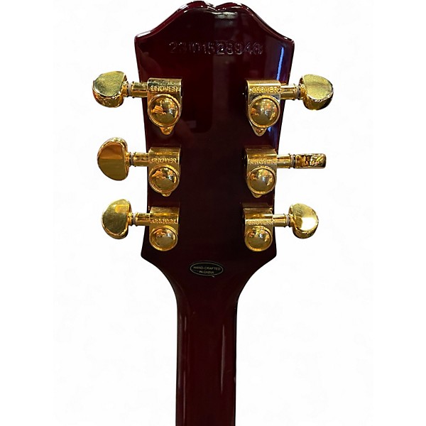 Used Epiphone ALEX LIFESON LES PAUL CUSTOM AXCESS Ruby Solid Body Electric Guitar