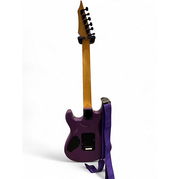 Used Dean Custom Zone Purple Solid Body Electric Guitar