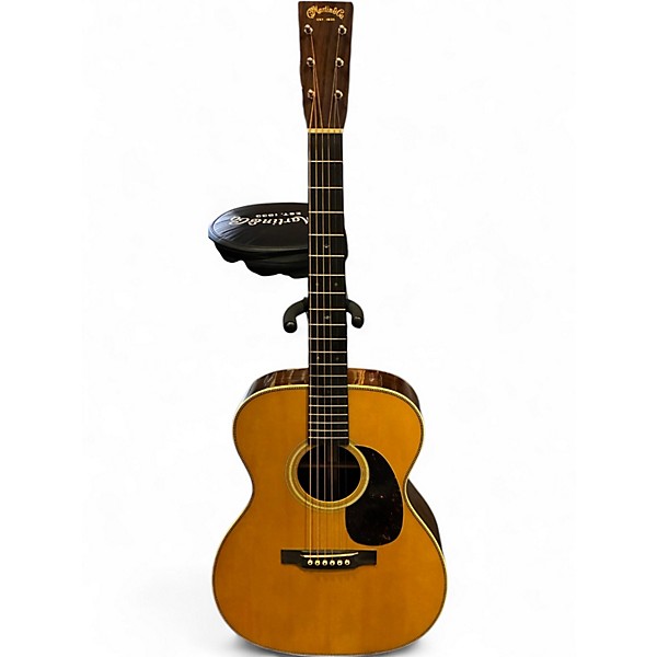 Used Martin Custom Shop 000-28 Authentic 1937 Stage 1 Aging Natural Vintage Natural Acoustic Guitar