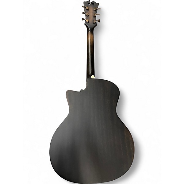 Used D'Angelico Premier Gramercy CS Acoustic-Electric Guita Trans Black Acoustic Guitar