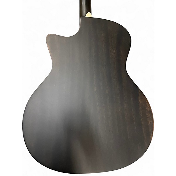 Used D'Angelico Premier Gramercy CS Acoustic-Electric Guita Trans Black Acoustic Guitar