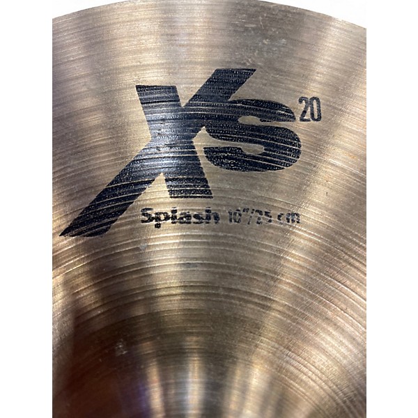 Used SABIAN 10in XS20 Splash Cymbal